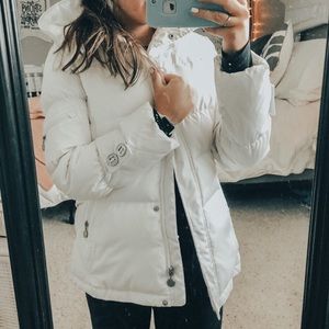 Calvin Klein White Puffer Coat